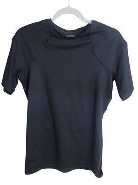 Tommie Copper Shirt Mens Large Black Compression Copper Znergy Athletic Top